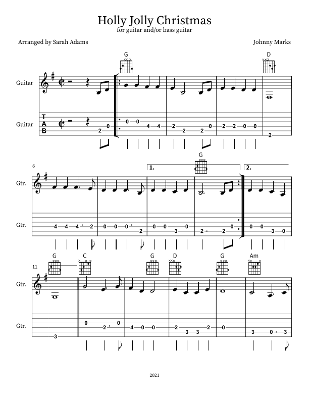 A Holly Jolly Christmas (arr. The Chord House)