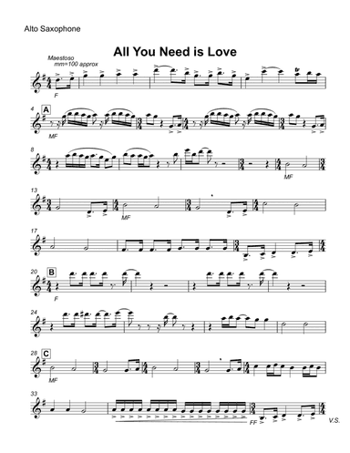 All You Need Is Love (arr. Cooper White)