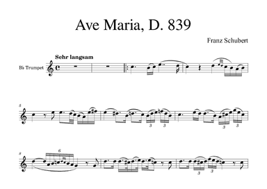 Ave Maria (arr. Golden Skull Editions)