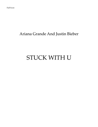 Stuck With U (arr. Leandro Cardoso)