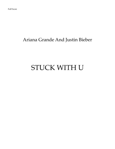 Stuck With U (arr. Leandro Cardoso)