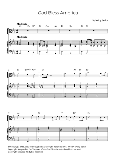 God Bless America ® (arr. Alex Nunes Rodrigues)