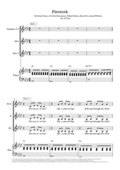 Firework (arr. B.Fleet)