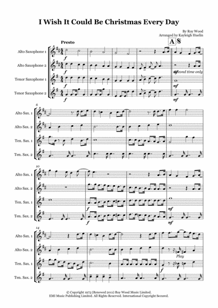 I Wish It Could Be Christmas Every Day (arr. Kayleigh Huelin)