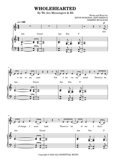 Wholehearted (arr. SCMusic)