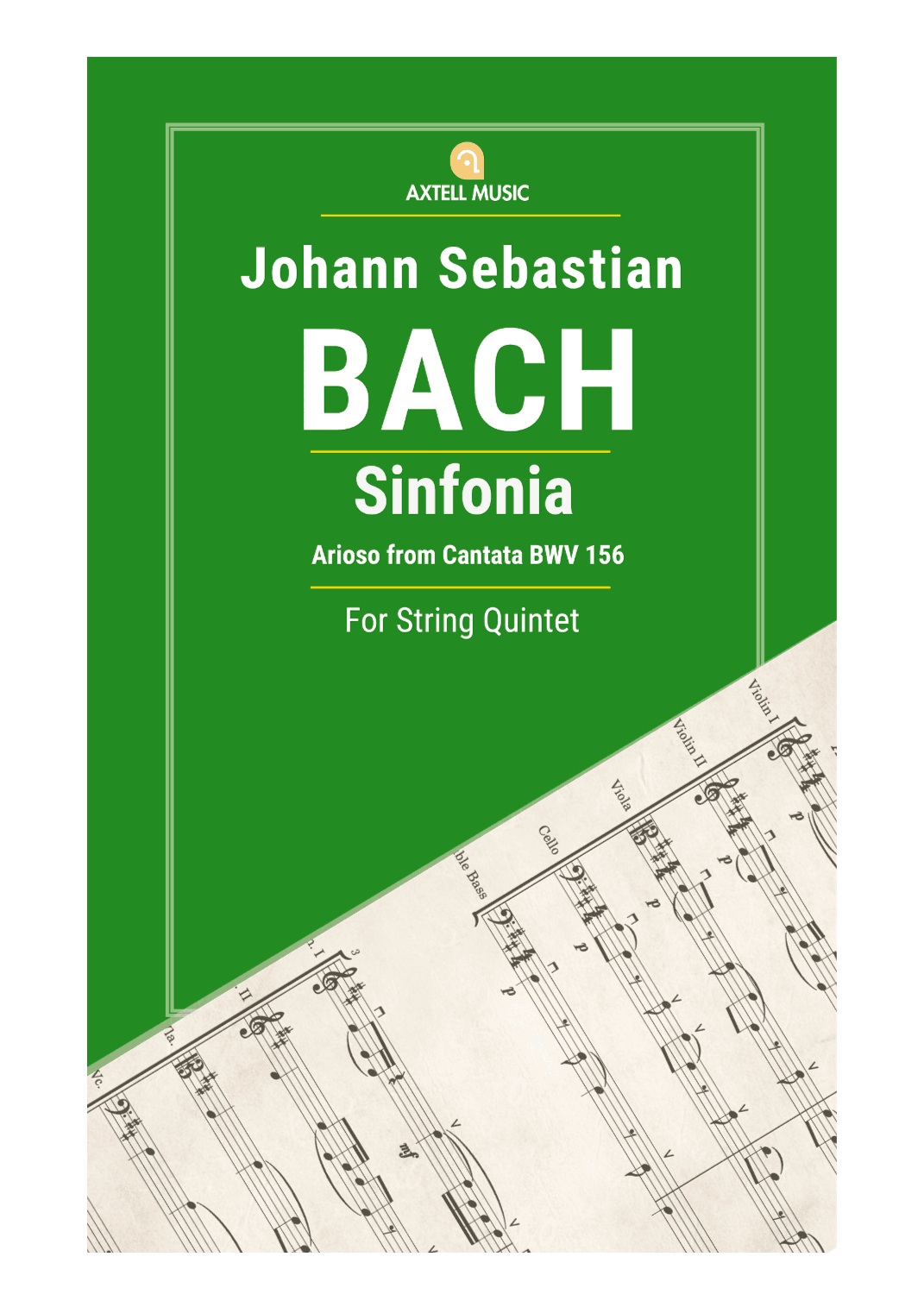 Sinfonia, Arioso from Cantata BWV 156 (arr. Michael Axtell)