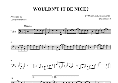 Wouldn't It Be Nice (arr. Daniel Nakamura)