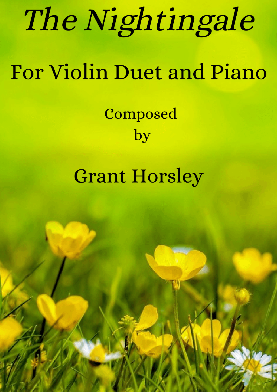 "The Nightingale" Violin Duet and Piano- Intermediate