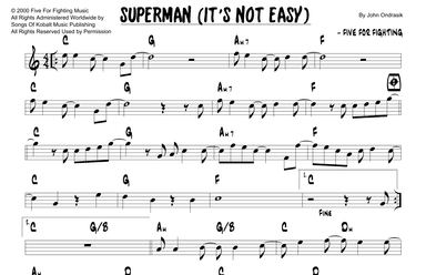 Superman (it's Not Easy) (arr. Joseph Hasper)