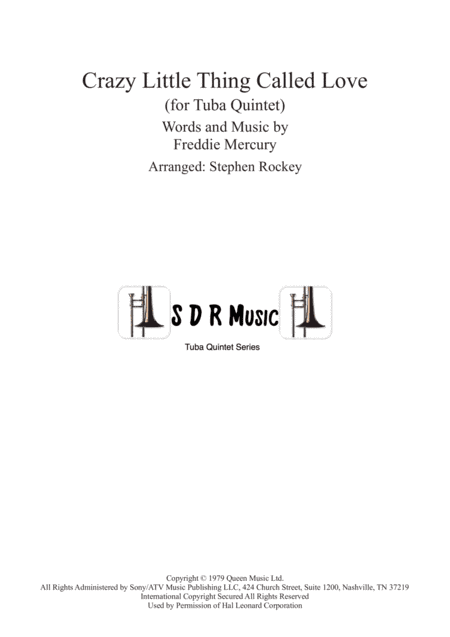 Crazy Little Thing Called Love (arr. Stephen Rockey)