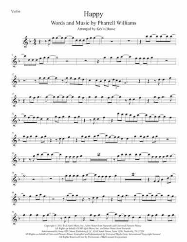 Happy (arr. Kevin Busse)