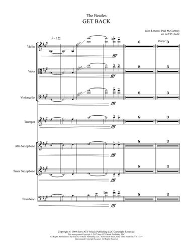 Get Back (arr. Jeff Perholtz)