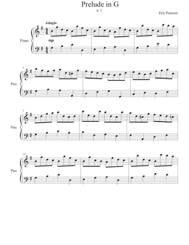 Prelude n.1 in G Major