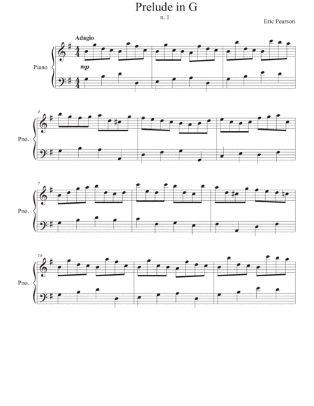 Prelude n.1 in G Major