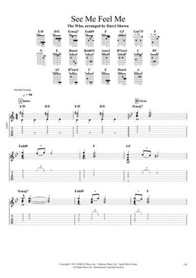 See Me, Feel Me (arr. Daryl Shawn)