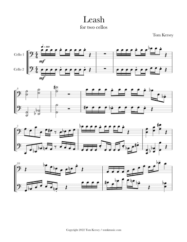 Leash - for two cellos