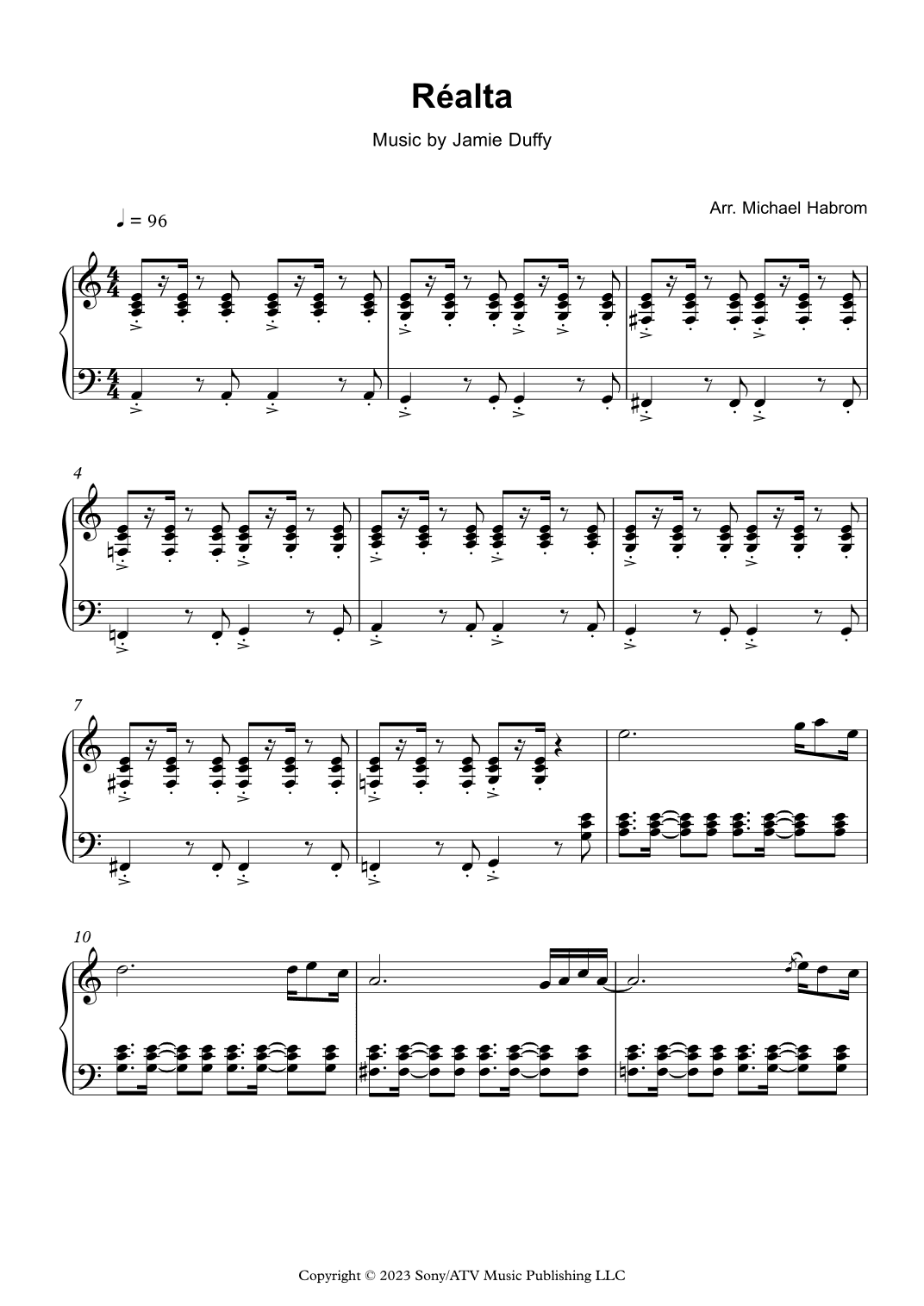 Réalta (arr. Michael Habrom)