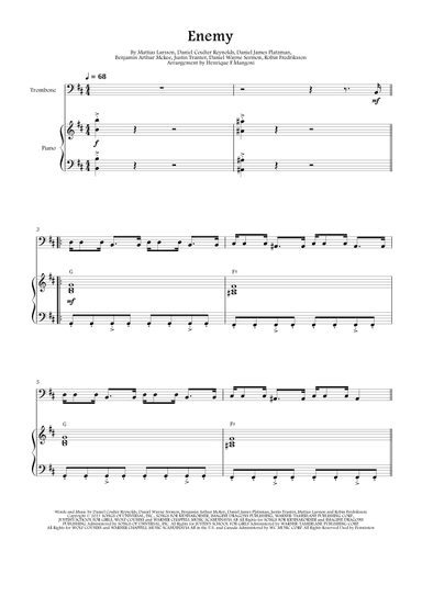Enemy (arr. Henrique F Mangoni)