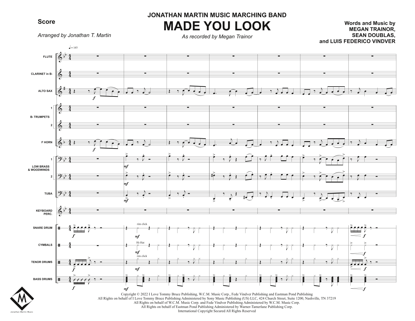 Made You Look (arr. Jonathan T. Martin)
