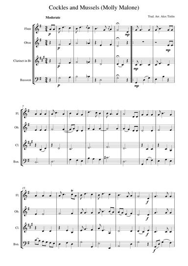 Cockles and Mussels (arr. Alex Tinlin)