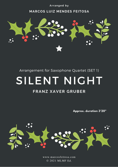 Silent Night - Saxophone Quartet (SET 1) (arr. MARCOS LUIZ MENDES FEITOSA)