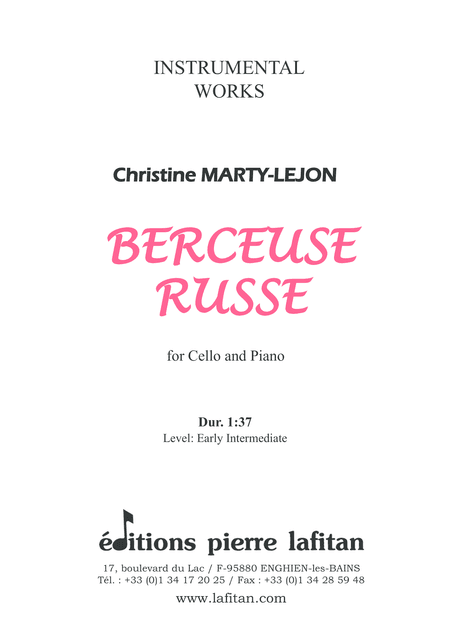BERCEUSE RUSSE
