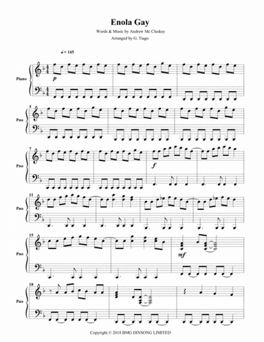 Enola Gay (arr. G. Tiago)