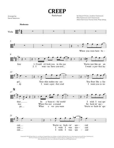 Creep (arr. Daniel Nakamura)