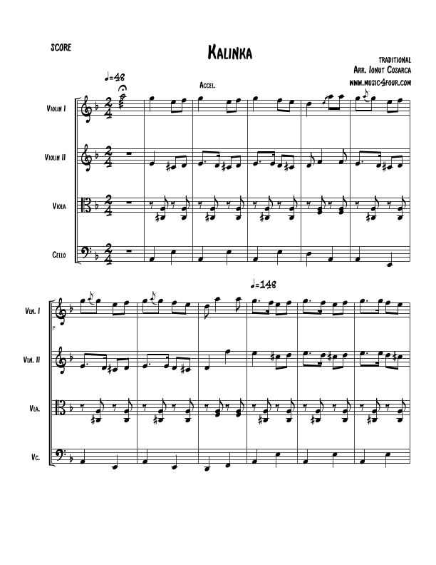 Kalinka (arr. Ionut Cosarca)