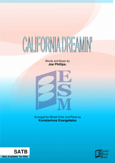 California Dreamin' (arr. Konstantinos Evangelatos)