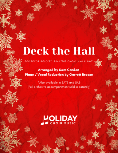 Deck the Hall (SSAATTBB) (arr. Sam Cardon, Garrett Breeze)