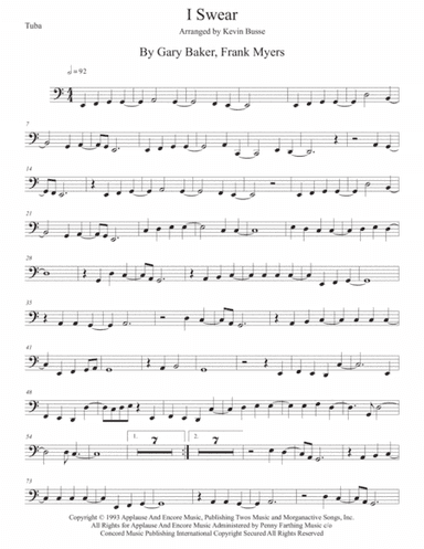 I Swear (arr. Kevin Busse)
