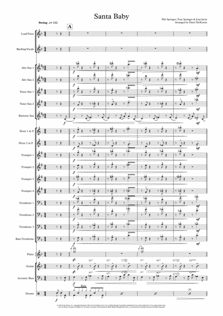 Santa Baby (arr. Daryl McKenzie)