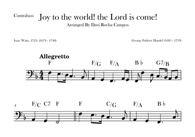 Joy to the world! the Lord is come! (arr. Davi Rocha Campos)