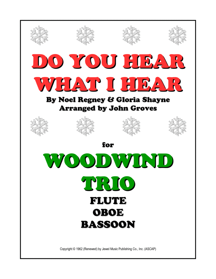 Do You Hear What I Hear (arr. John Groves)