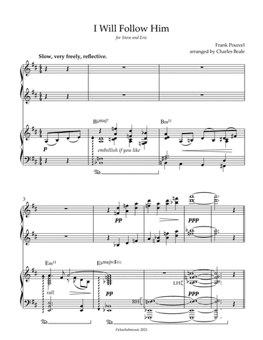 I Will Follow Him (i Will Follow You) (arr. Charles Beale)