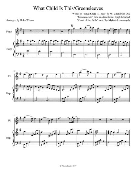 What Child is This?/Greensleeves (arr. Beka Wilson)