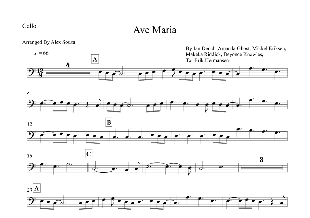 Ave Maria (arr. Alex Souza)
