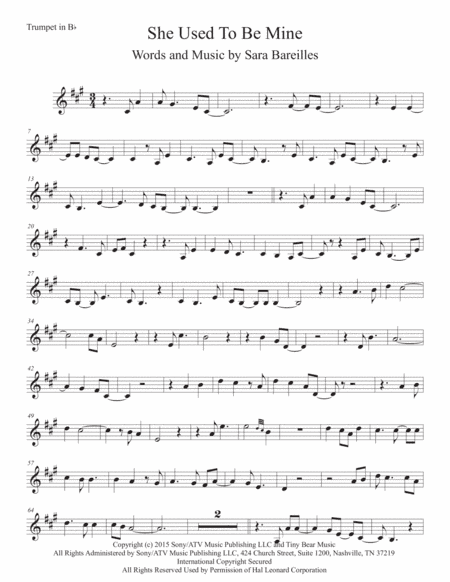 She Used To Be Mine from WAITRESS THE MUSICAL (arr. Kevin Busse)