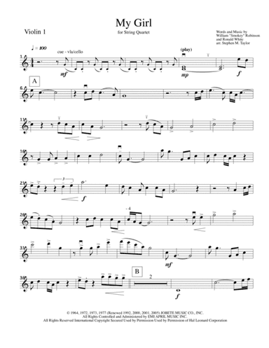 My Girl (arr. Stephen M. Taylor)