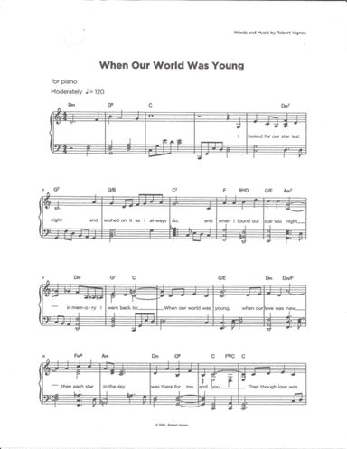 When our World was Young