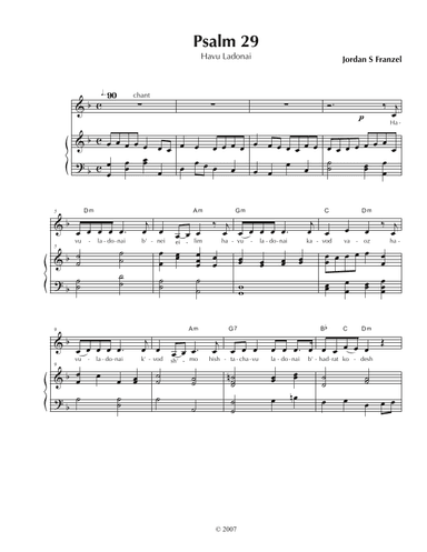 Psalm 29 - Havu Ladonai
