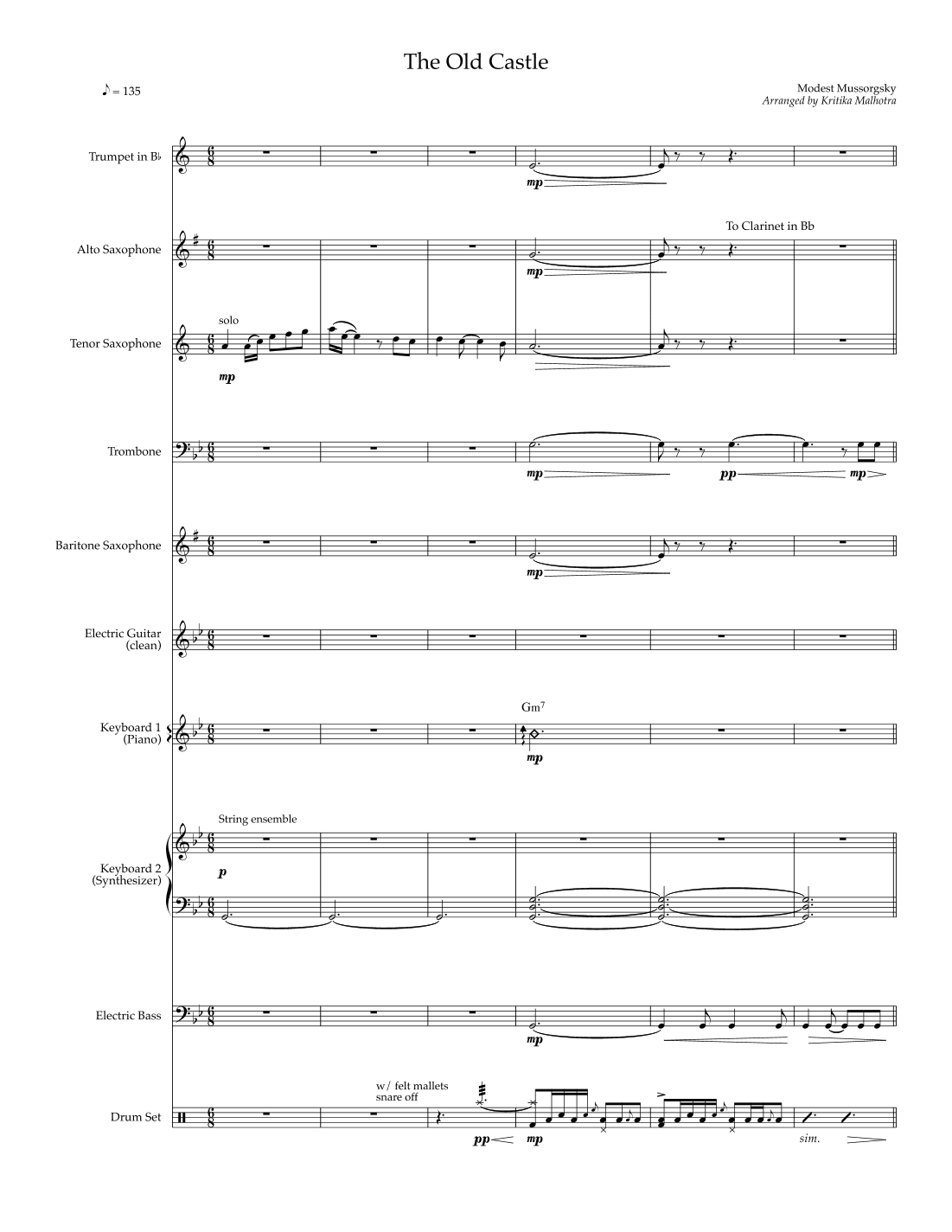 The Old Castle (arr. Kritika Malhotra)