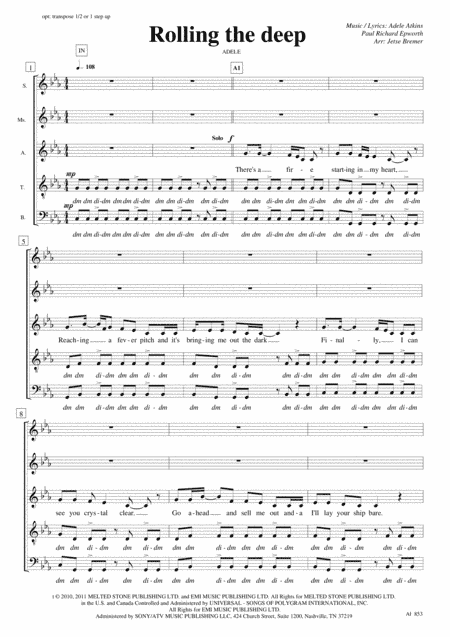 Rolling In The Deep (arr. Jetse Bremer)
