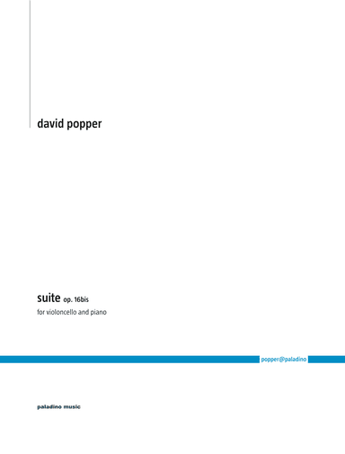 Suite for Violoncello and Piano, Op. 16bis & Tempo di Marcia, Op. 16a/bis