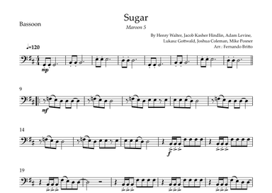 Sugar (arr. Fernando Britto)