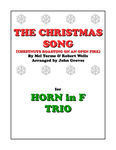 The Christmas Song (chestnuts Roasting On An Open Fire) (arr. John Groves)