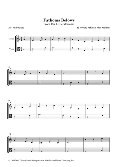 Fathoms Below (arr. André Nusa)