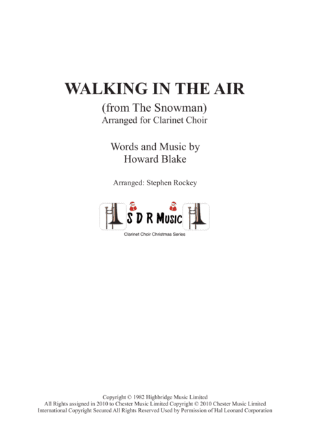 Walking In The Air (arr. Stephen Rockey)