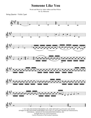 Someone Like You (arr. John Kim)